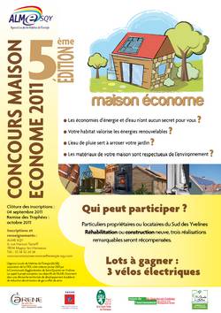 Affiche concours maison économe 2011